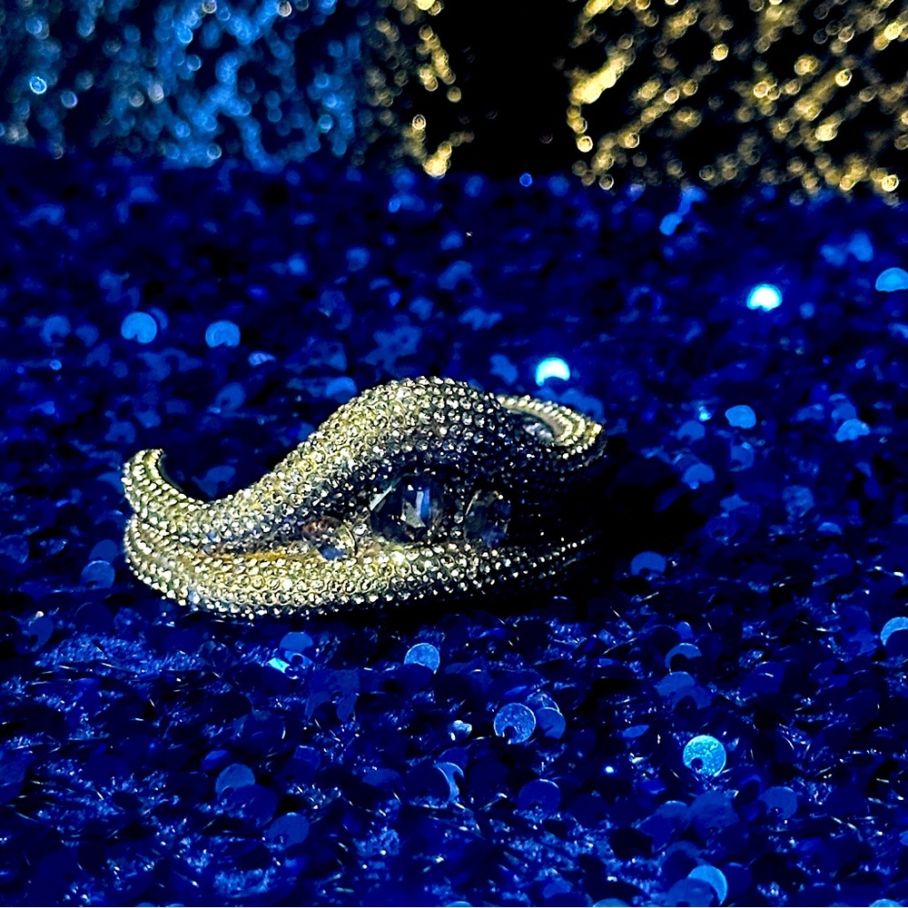 Swarovski Atelier Gold Crystal Bangle Rare
